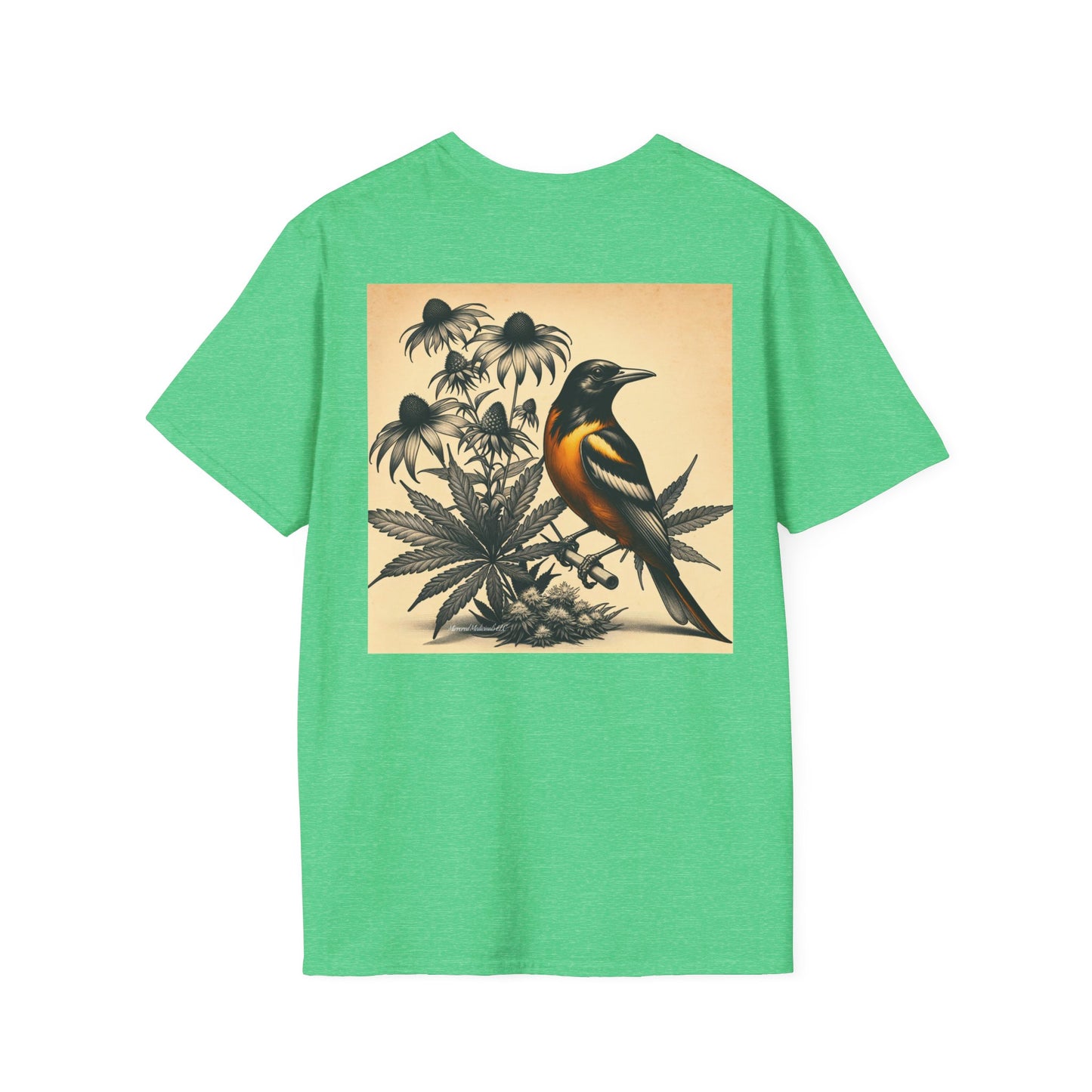 Old Line Oriole 1 - Unisex Softstyle T-Shirt