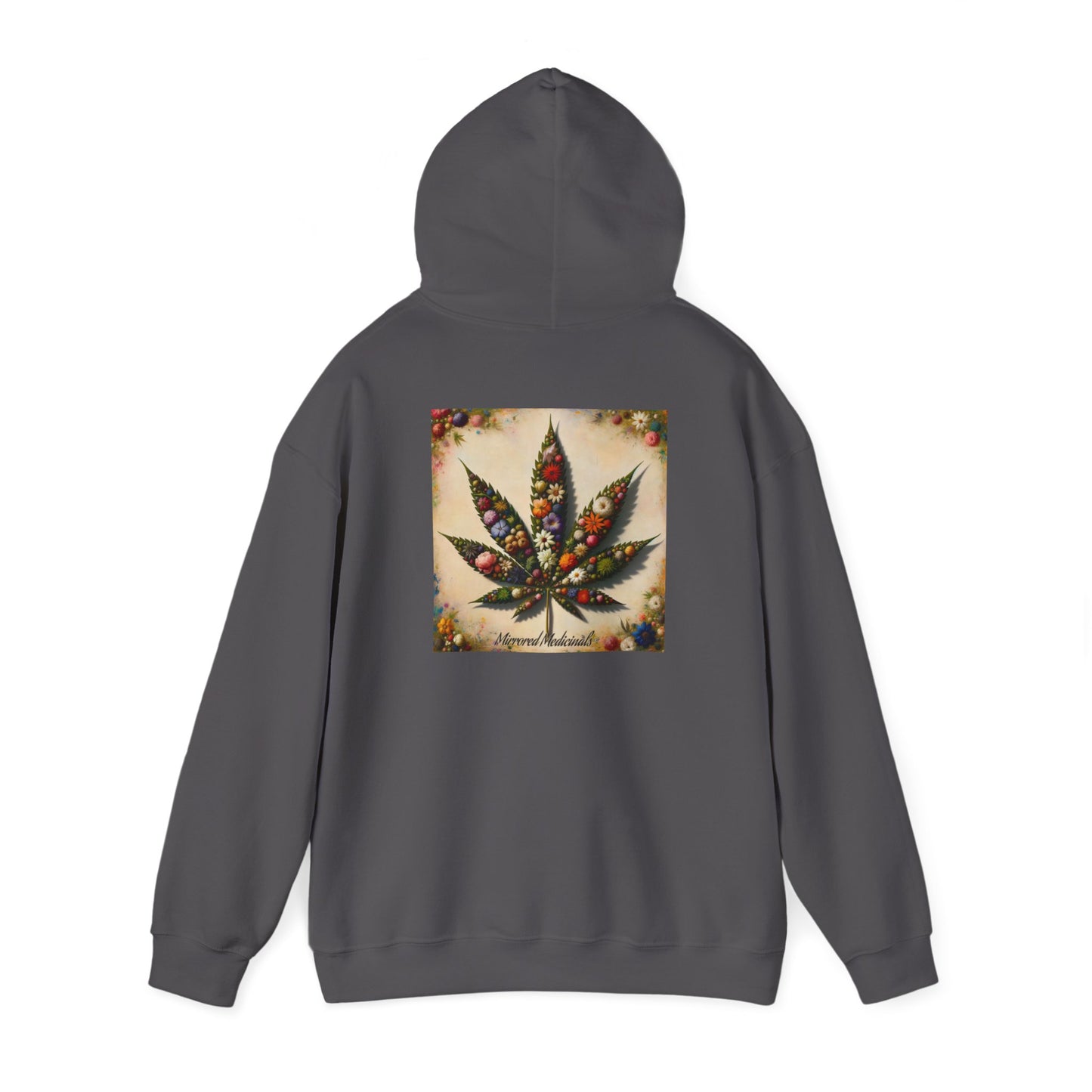 Floral Leaf - Unisex Heavy Blend™ Hooded Sweatshirt