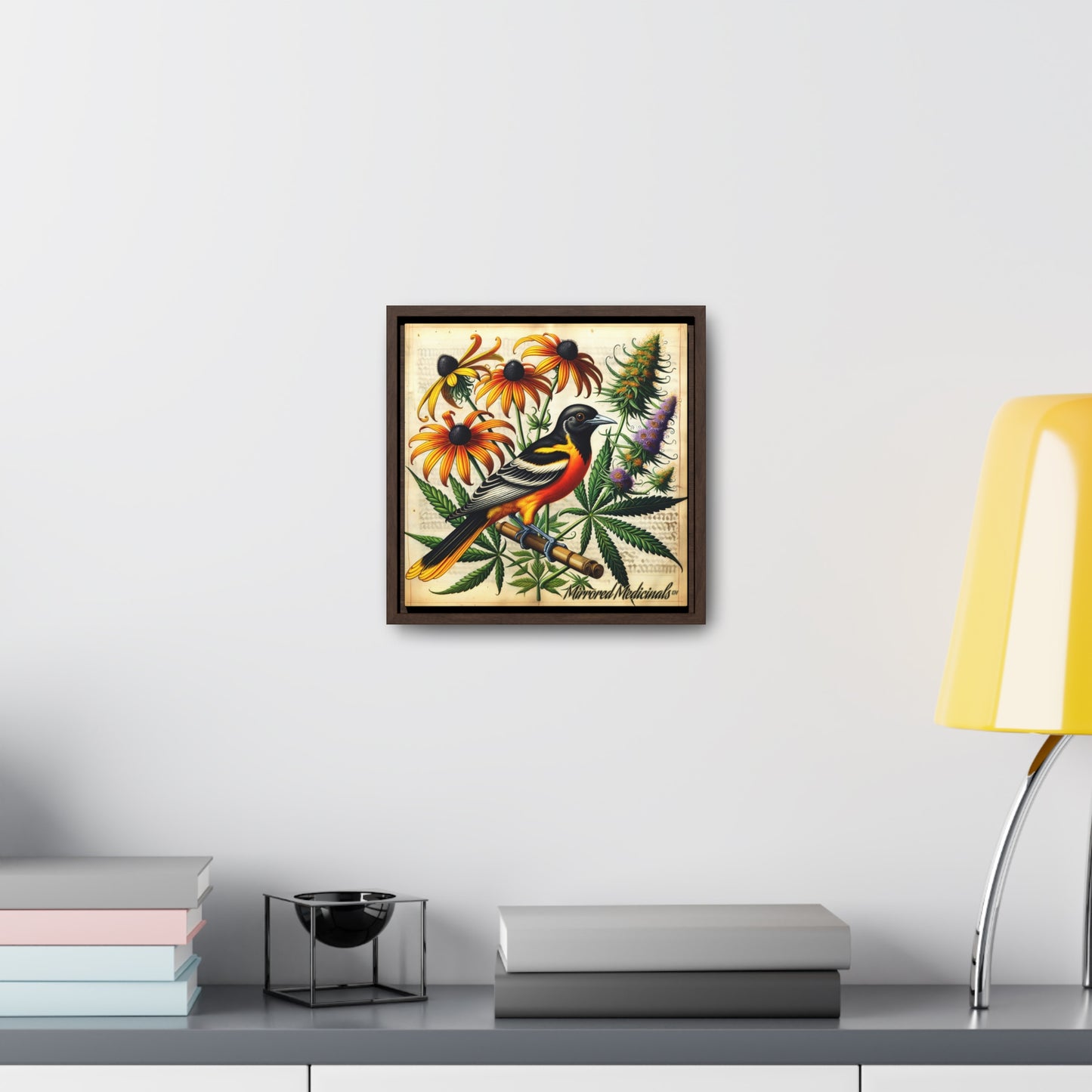 Old Line Oriole 4 - Gallery Canvas Wraps, Square Frame