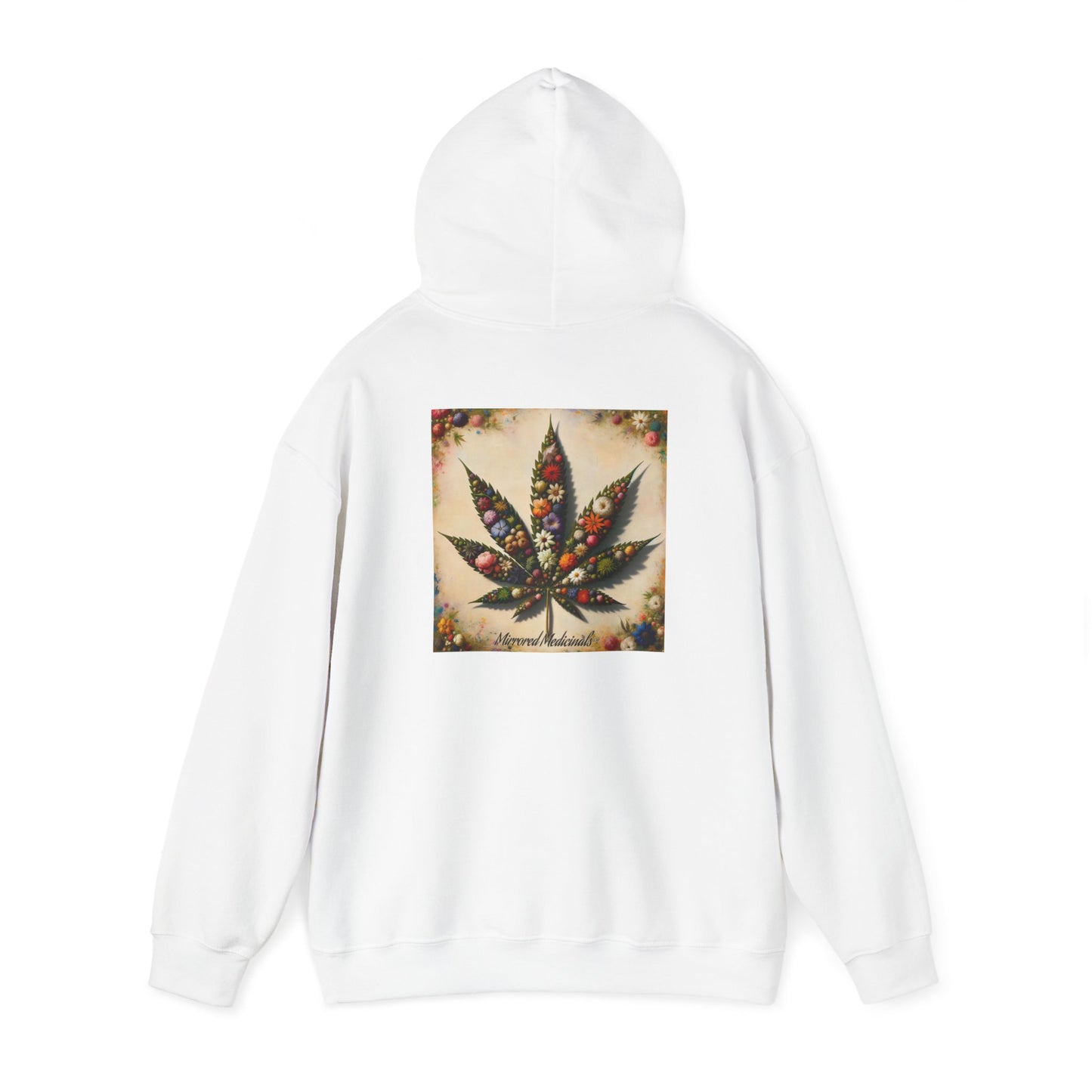 Floral Leaf - Unisex Heavy Blend™ Hooded Sweatshirt