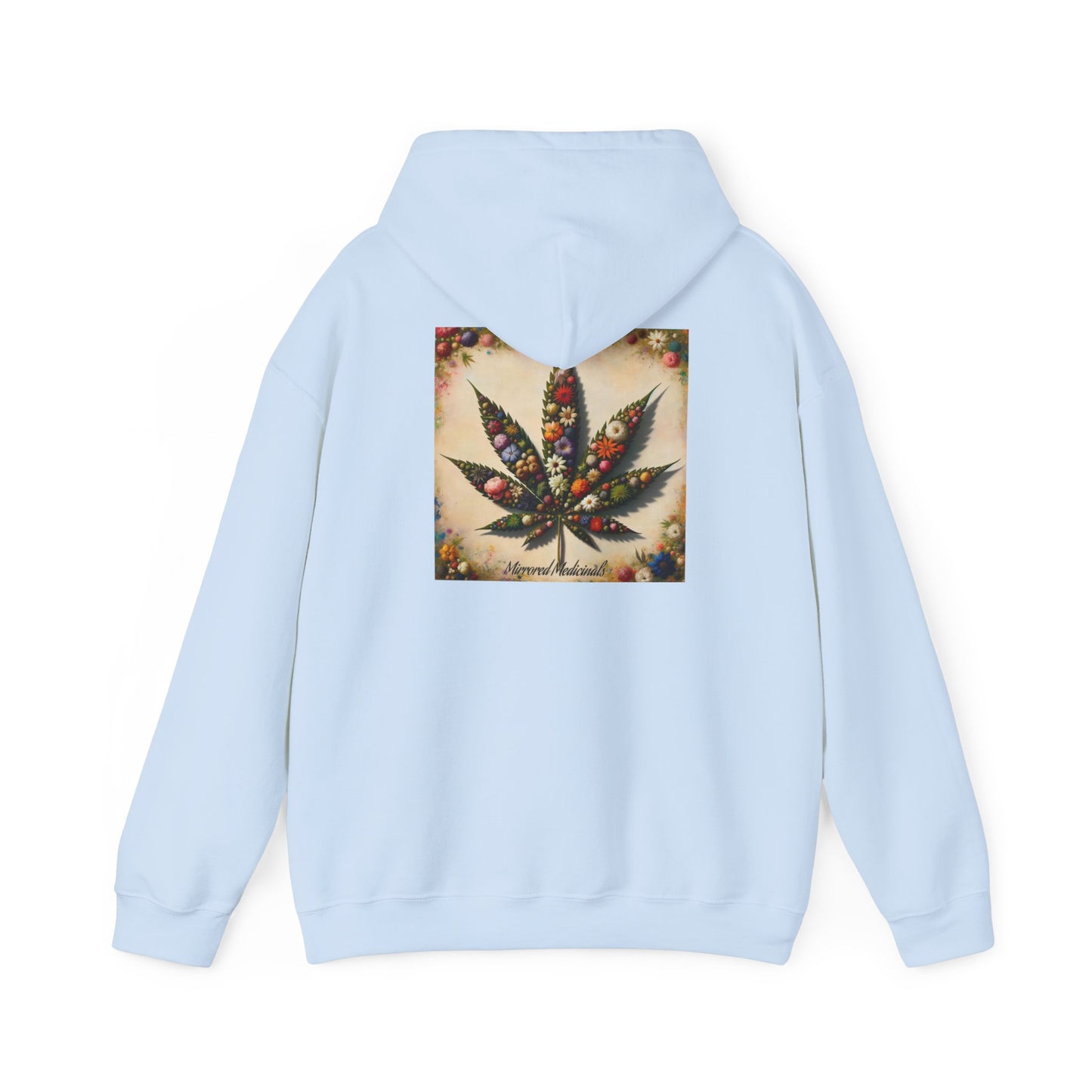 Floral Leaf - Unisex Heavy Blend™ Hooded Sweatshirt