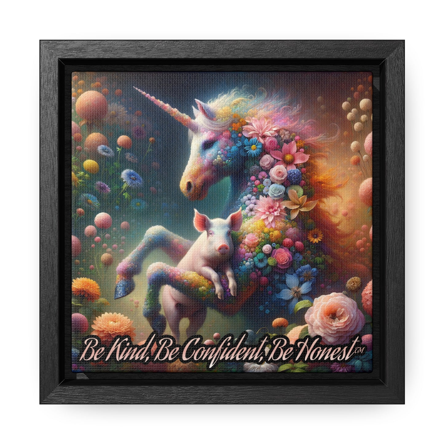 BFF's - Gallery Canvas Wraps, Square Frame