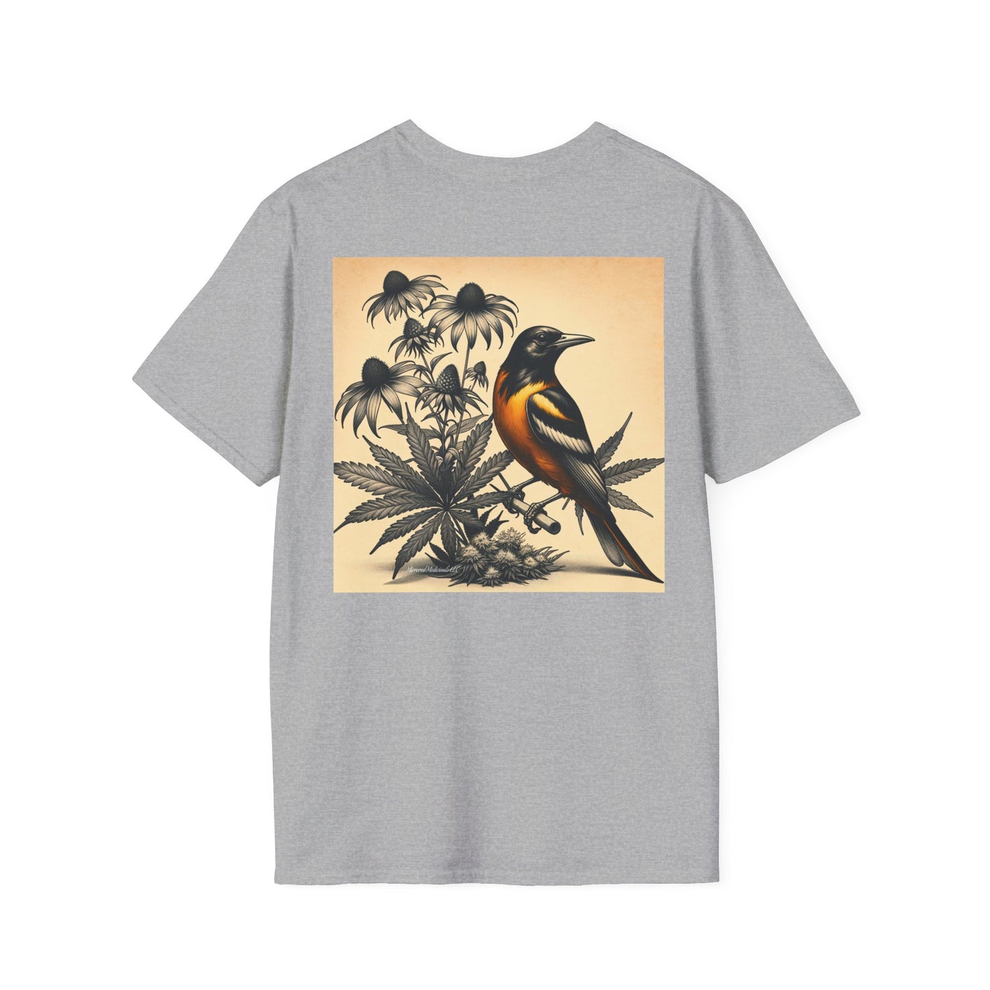 Old Line Oriole 1 - Unisex Softstyle T-Shirt