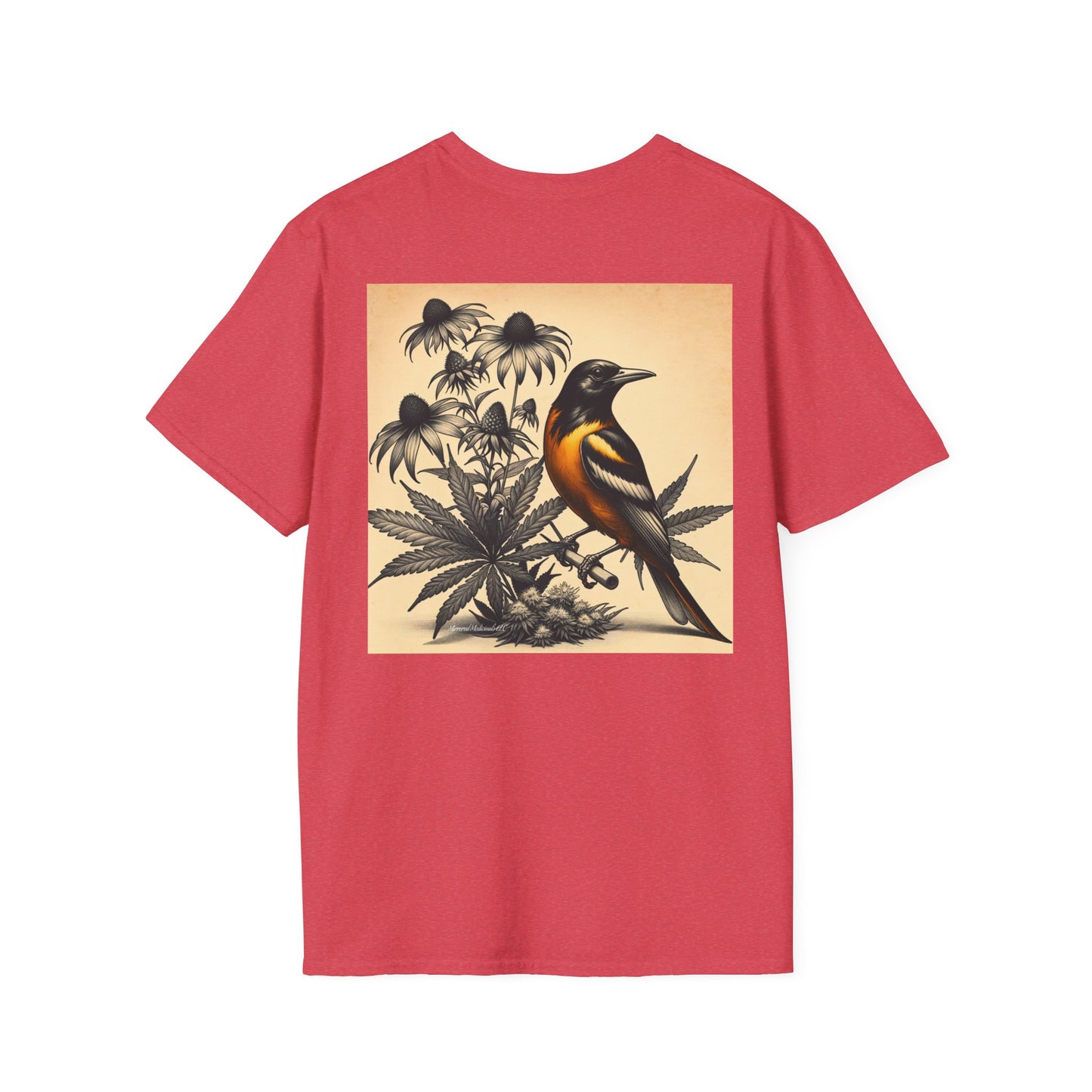 Old Line Oriole 1 - Unisex Softstyle T-Shirt