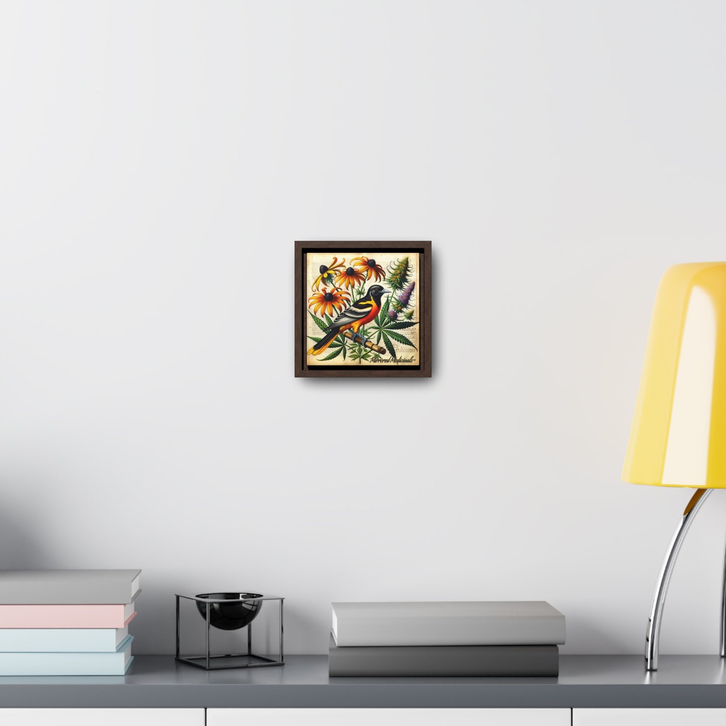 Old Line Oriole 4 - Gallery Canvas Wraps, Square Frame