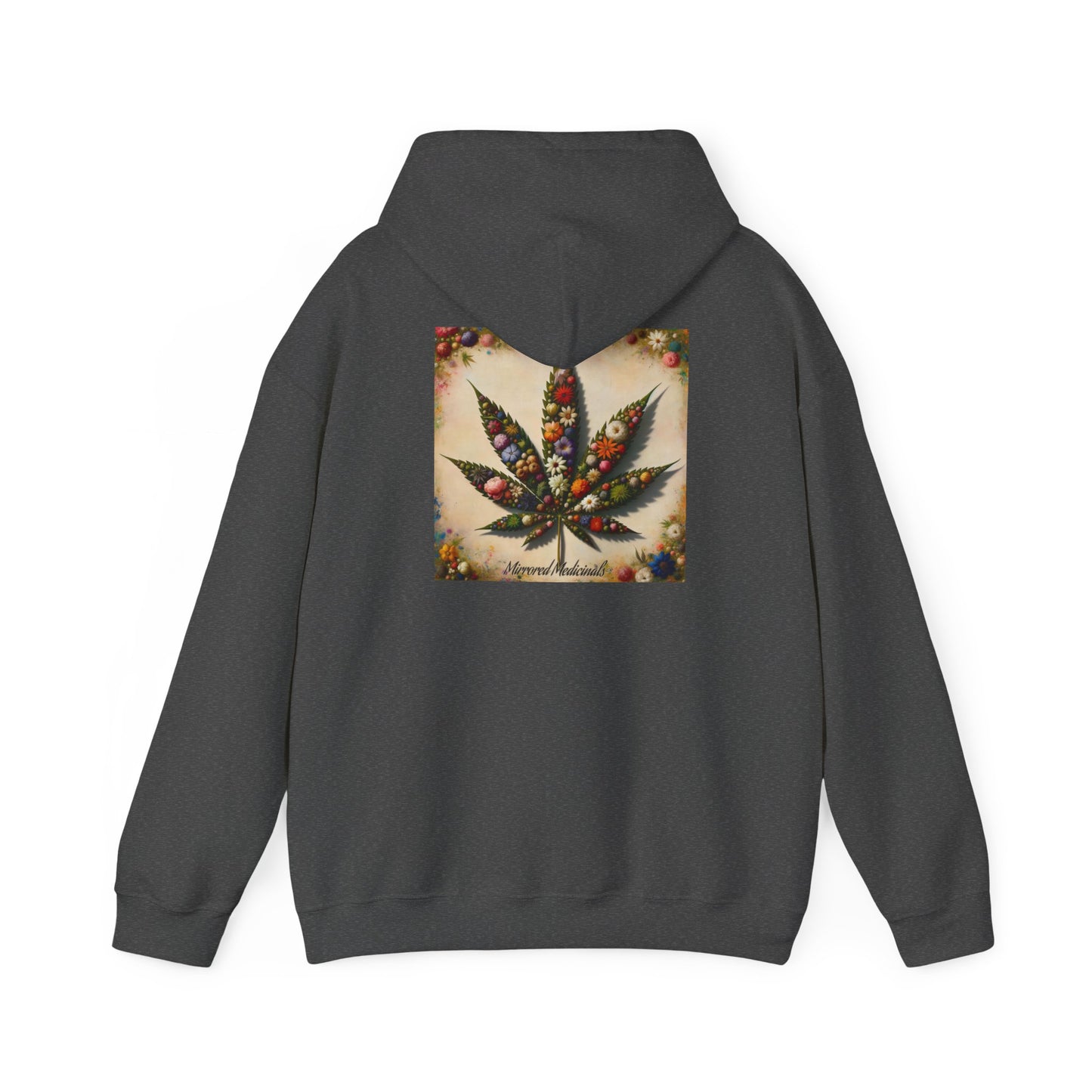 Floral Leaf - Unisex Heavy Blend™ Hooded Sweatshirt