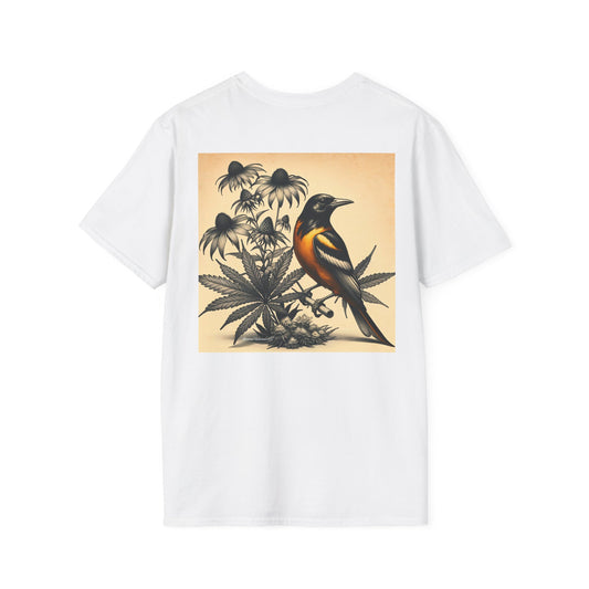 Old Line Oriole 1 - Unisex Softstyle T-Shirt