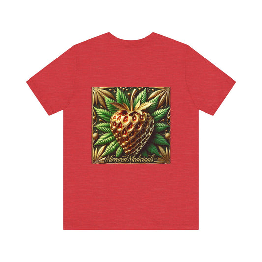 Golden Strawberry - Unisex Jersey Short Sleeve Tee