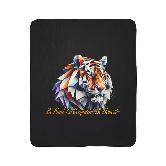 Tiger - Fleece Sherpa Blanket