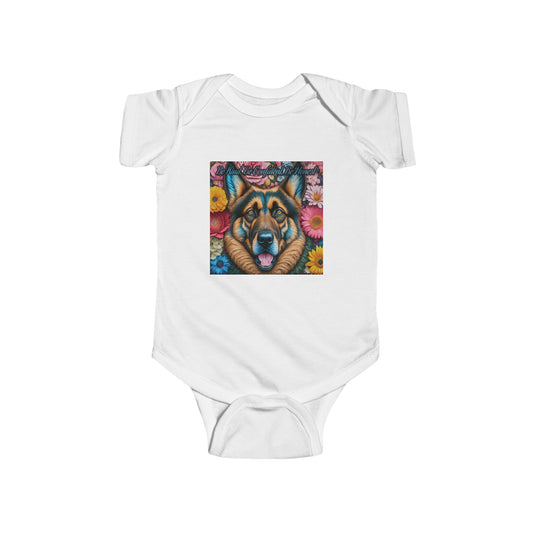 German Shepard - Infant Fine Jersey Bodysuit