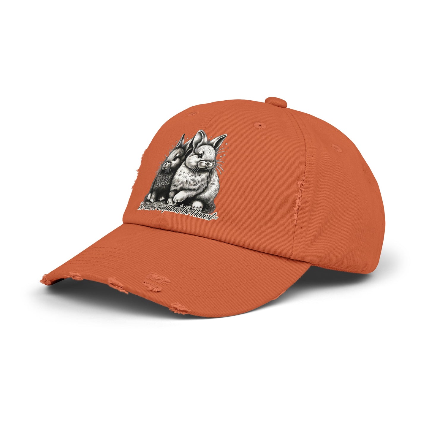 Funny Bunny - Unisex Distressed Cap