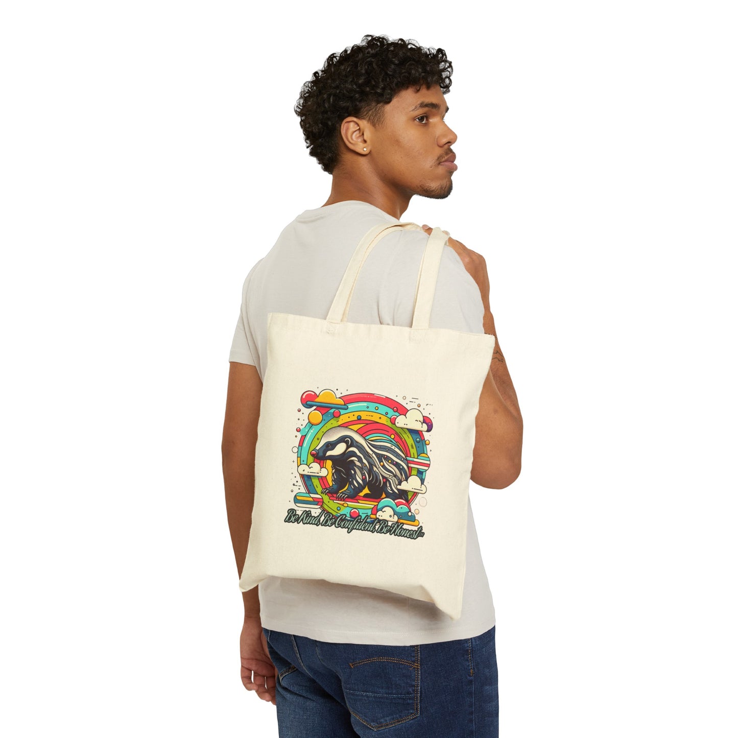 Badger 1 - Cotton Canvas Tote Bag