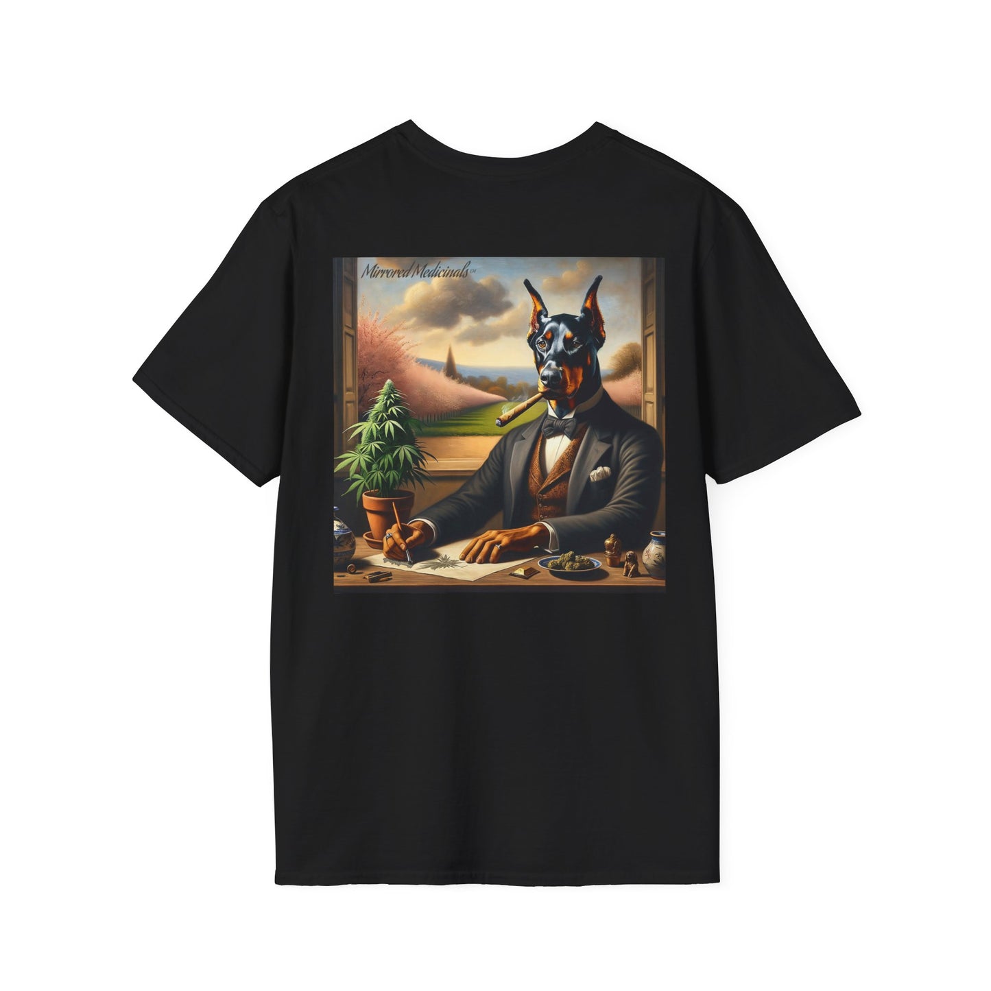 Long Day 8, Doberman - Unisex Softstyle T-Shirt