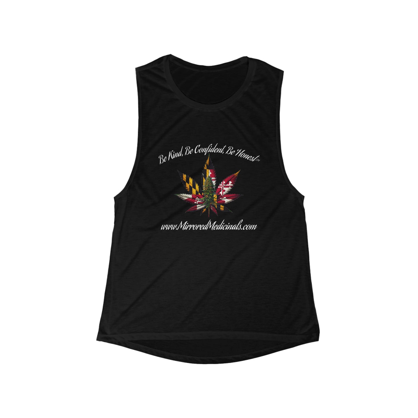 Big Leaf - Women's Flowy Scoop Muscle Tank