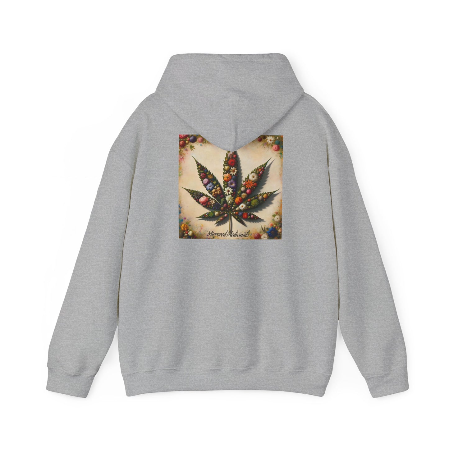 Floral Leaf - Unisex Heavy Blend™ Hooded Sweatshirt