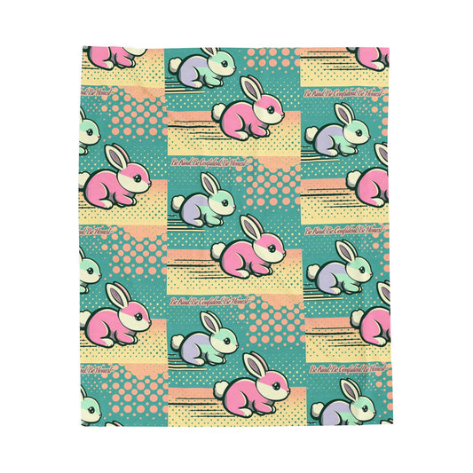 Wanna Race?! - Velveteen Plush Blanket