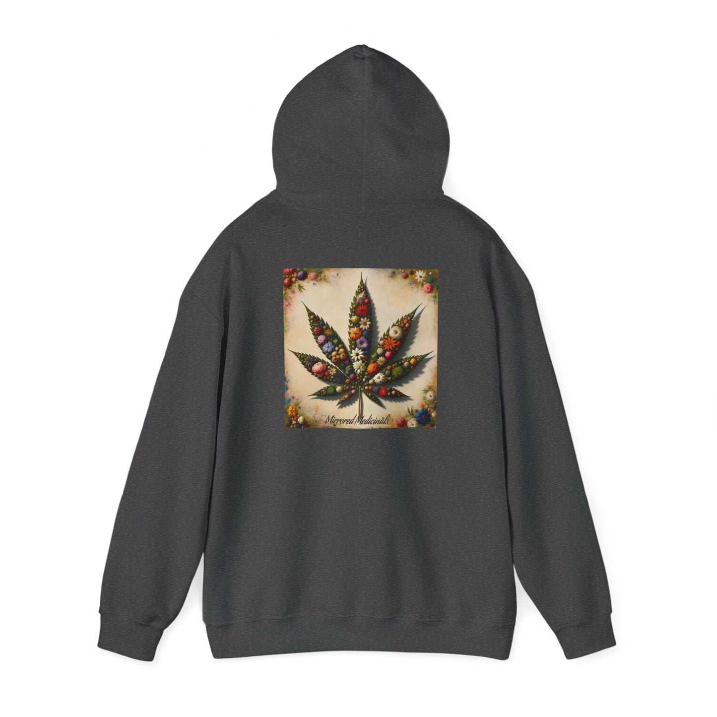 Floral Leaf - Unisex Heavy Blend™ Hooded Sweatshirt