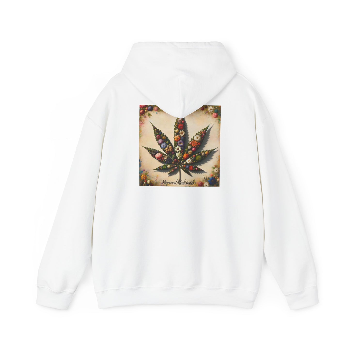 Floral Leaf - Unisex Heavy Blend™ Hooded Sweatshirt