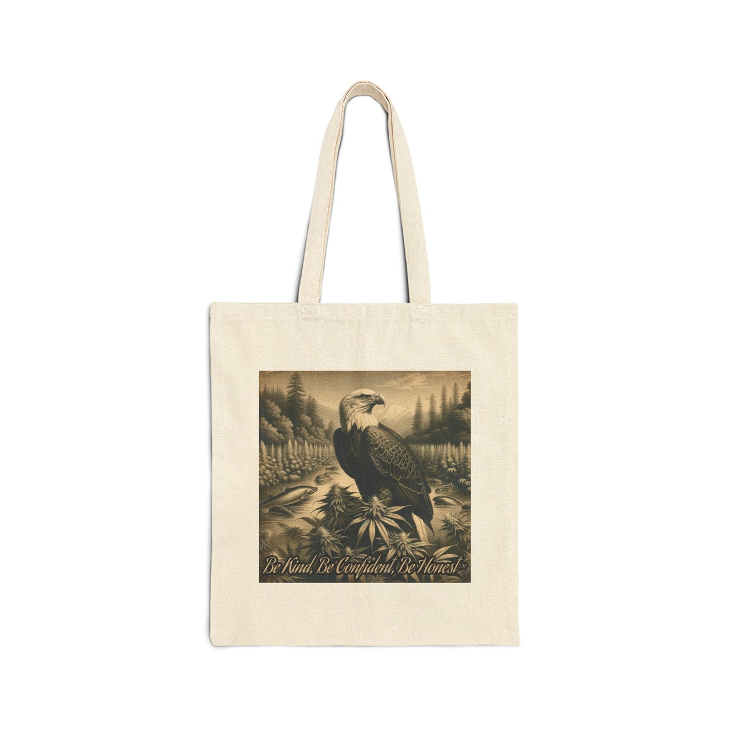 Bald Eagle 4 - Cotton Canvas Tote Bag