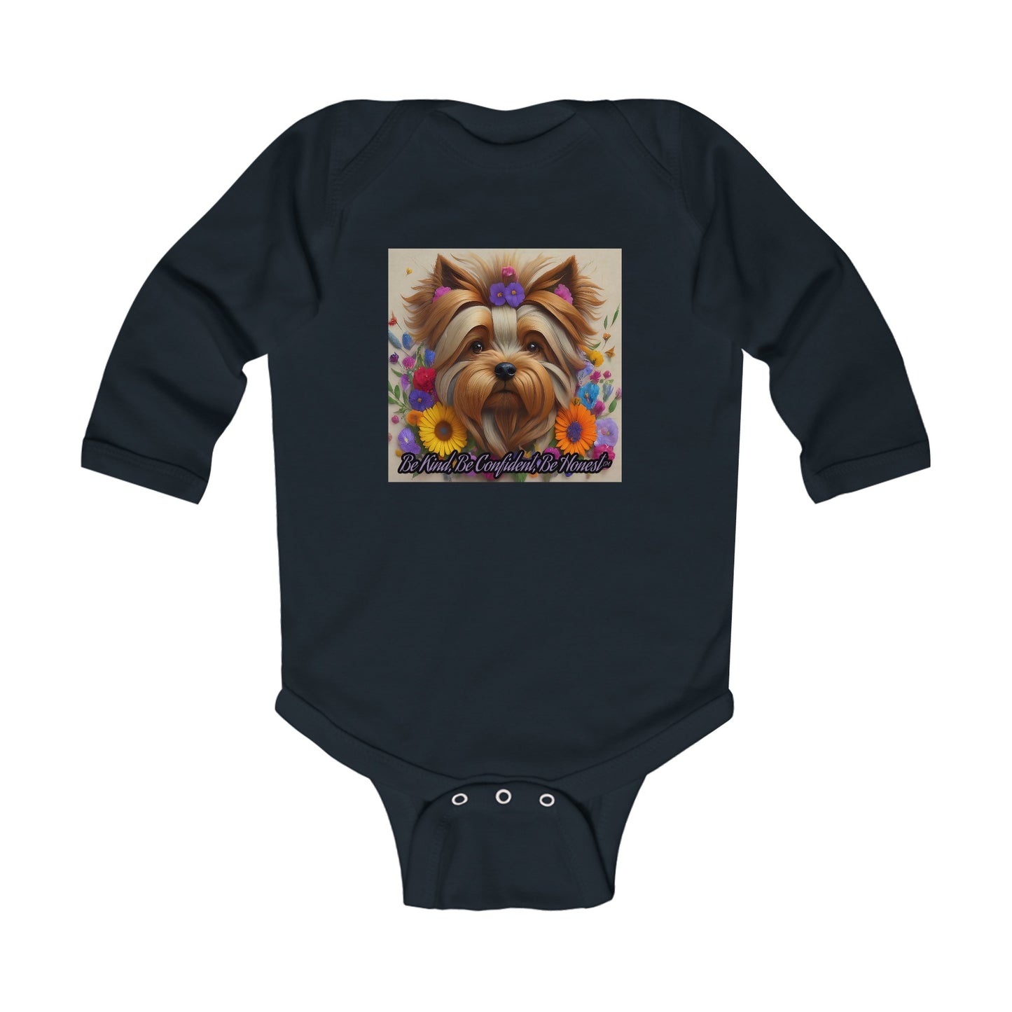 Yorkshire Terrier 2 - Infant Long Sleeve Bodysuit