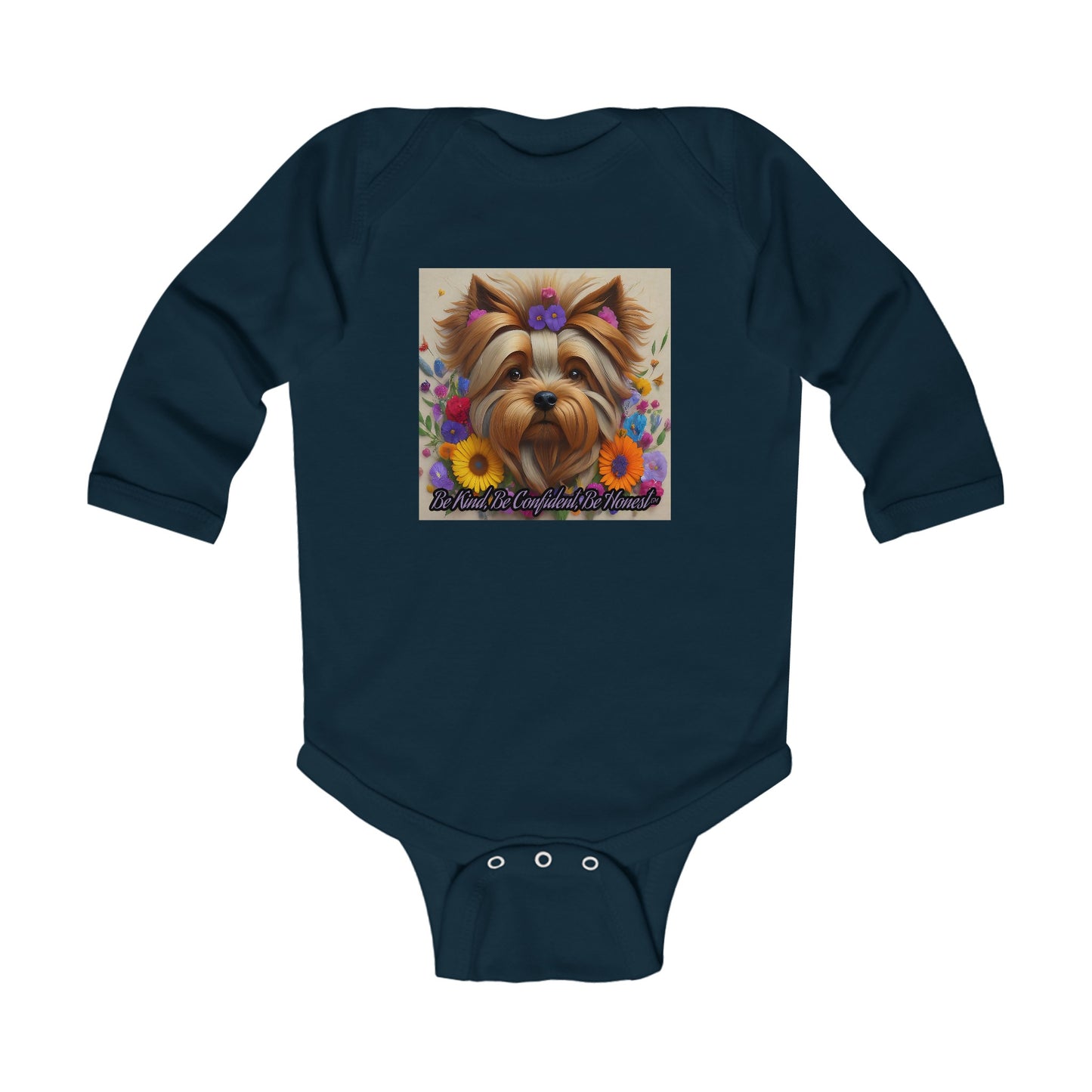 Yorkshire Terrier 2 - Infant Long Sleeve Bodysuit