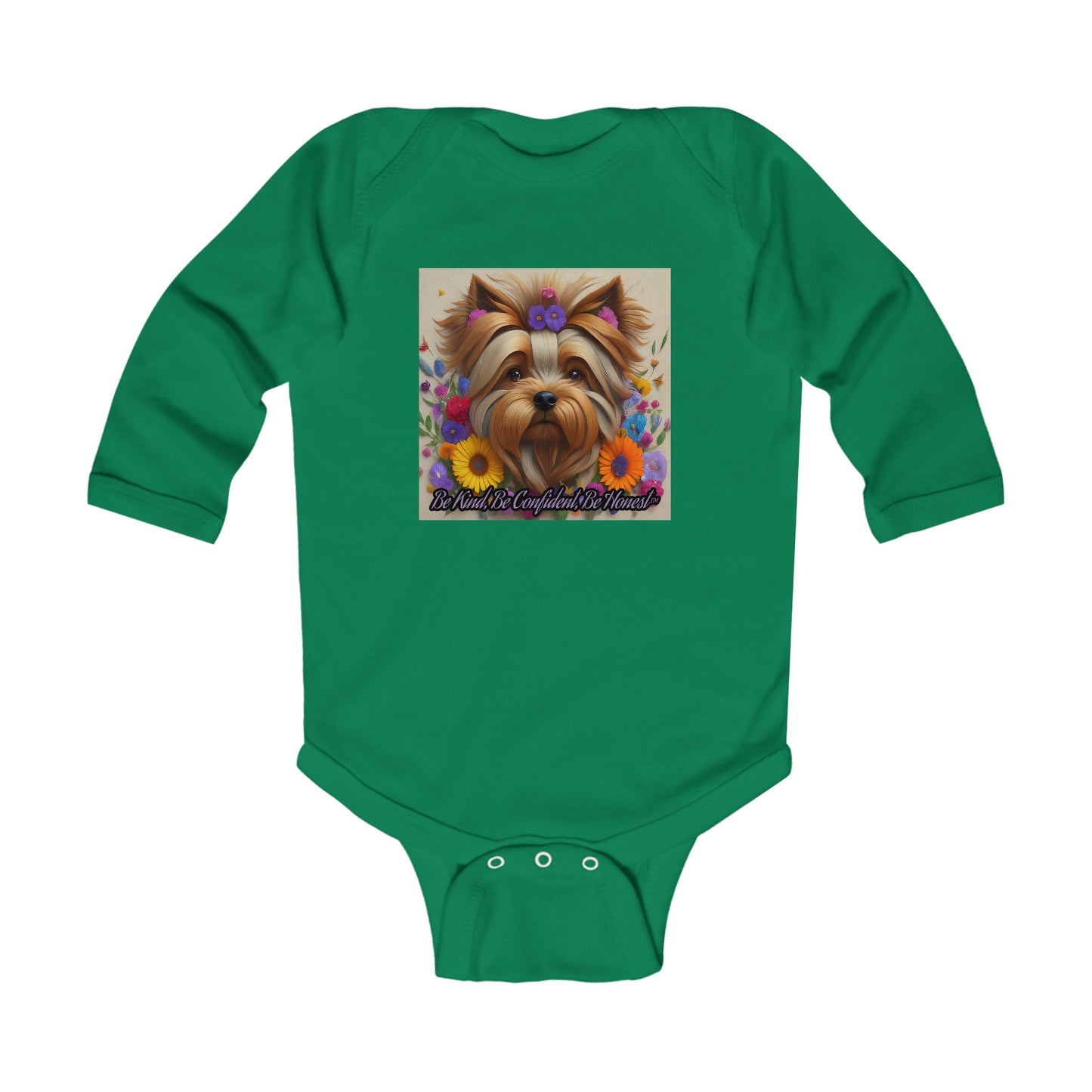 Yorkshire Terrier 2 - Infant Long Sleeve Bodysuit