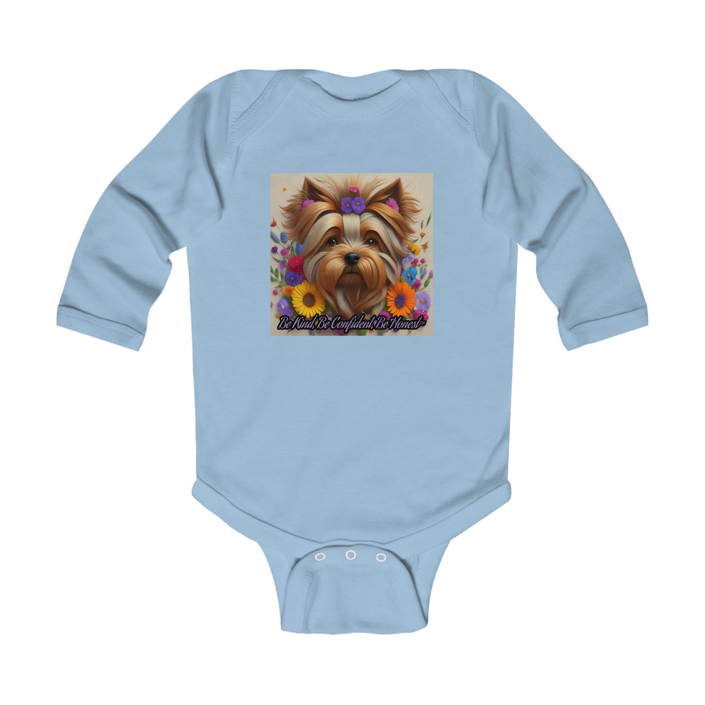 Yorkshire Terrier 2 - Infant Long Sleeve Bodysuit