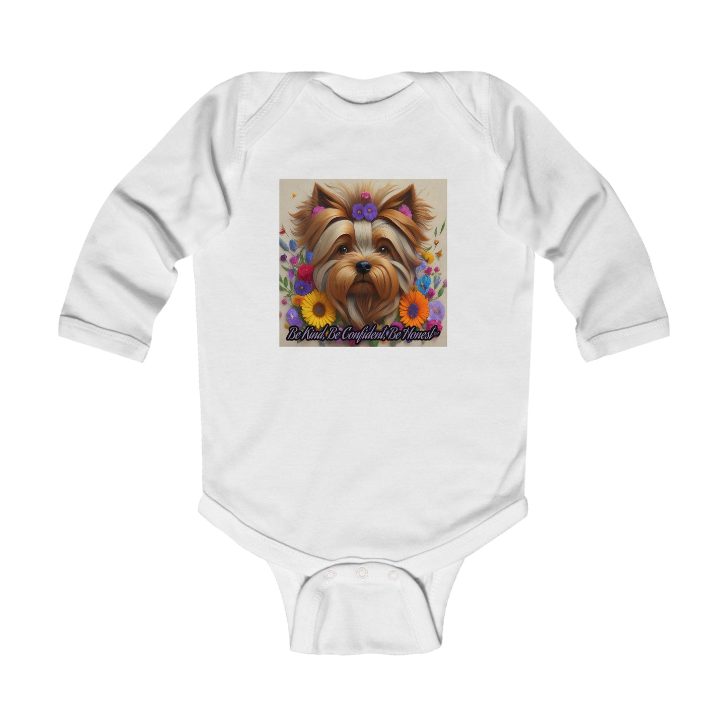 Yorkshire Terrier 2 - Infant Long Sleeve Bodysuit