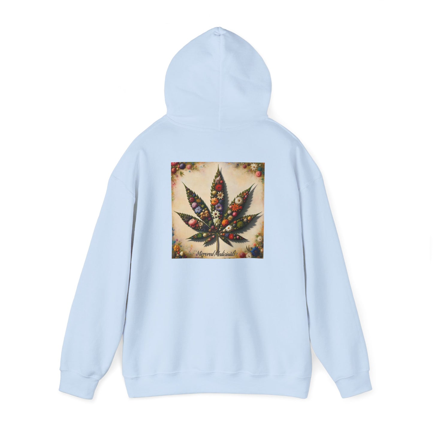 Floral Leaf - Unisex Heavy Blend™ Hooded Sweatshirt