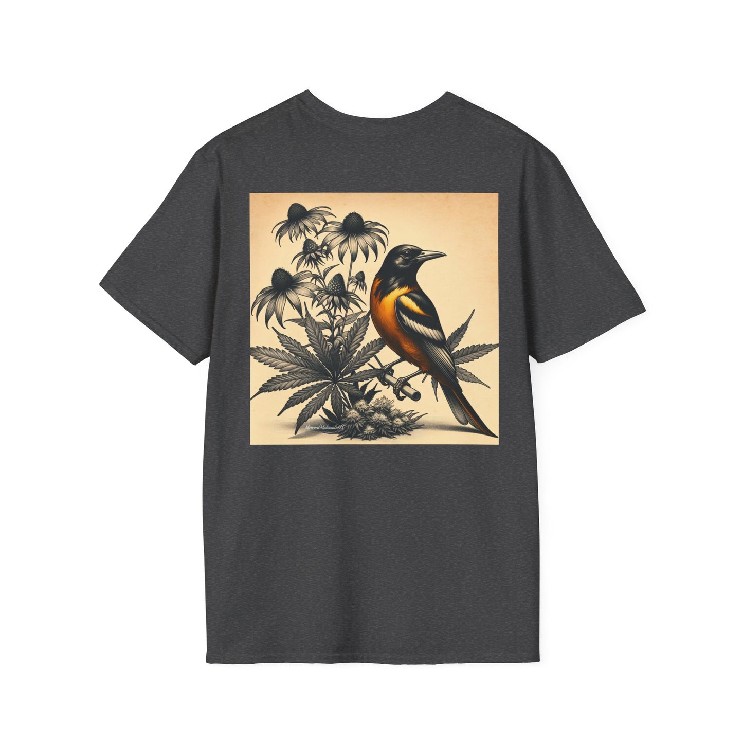 Old Line Oriole 1 - Unisex Softstyle T-Shirt