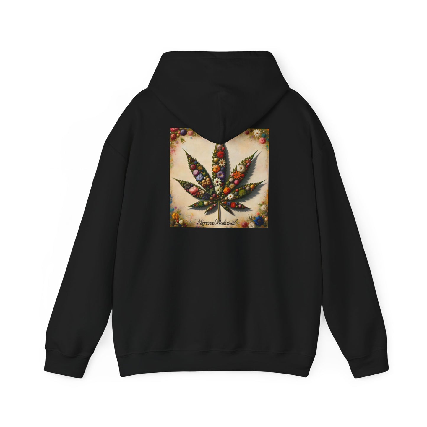 Floral Leaf - Unisex Heavy Blend™ Hooded Sweatshirt