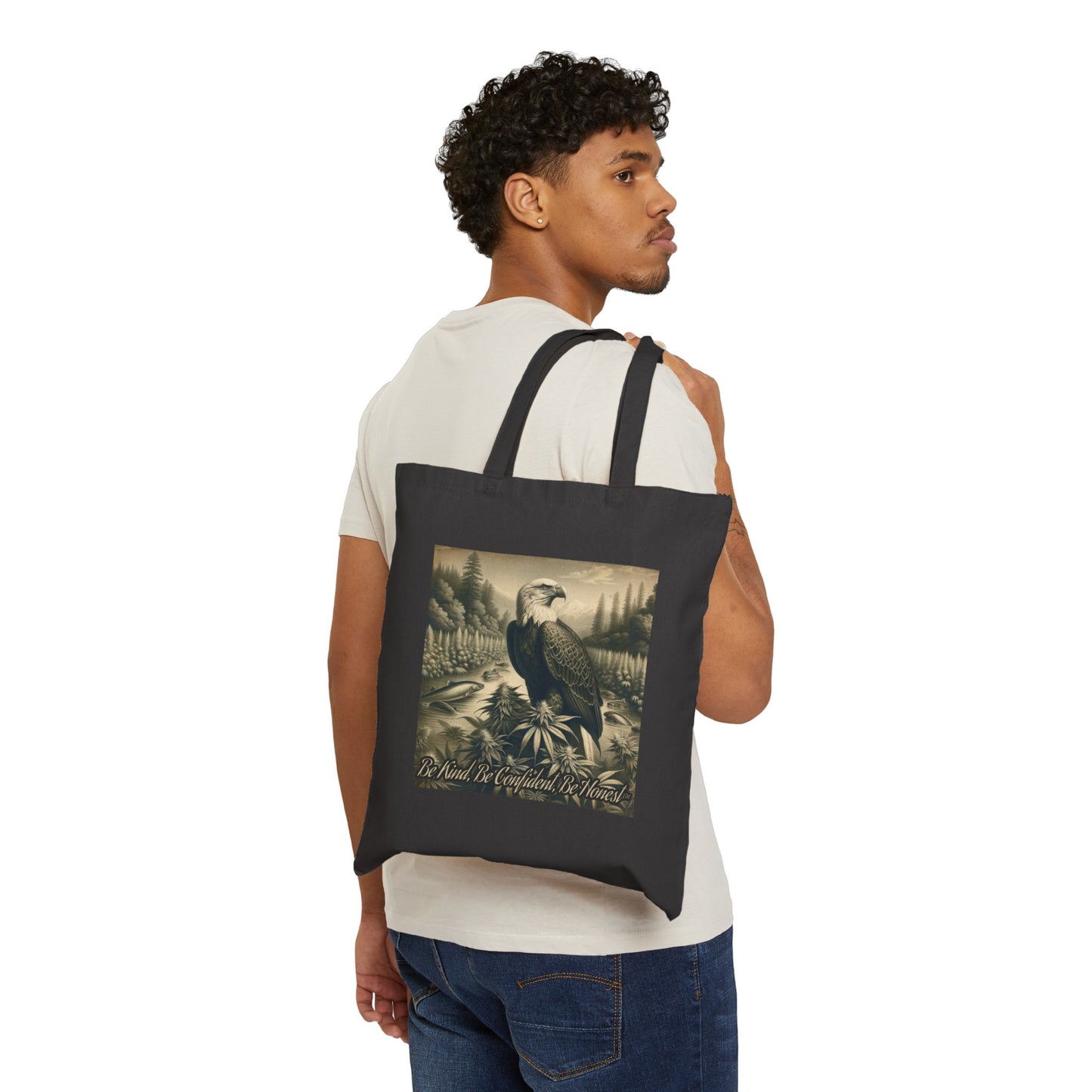 Bald Eagle 4 - Cotton Canvas Tote Bag