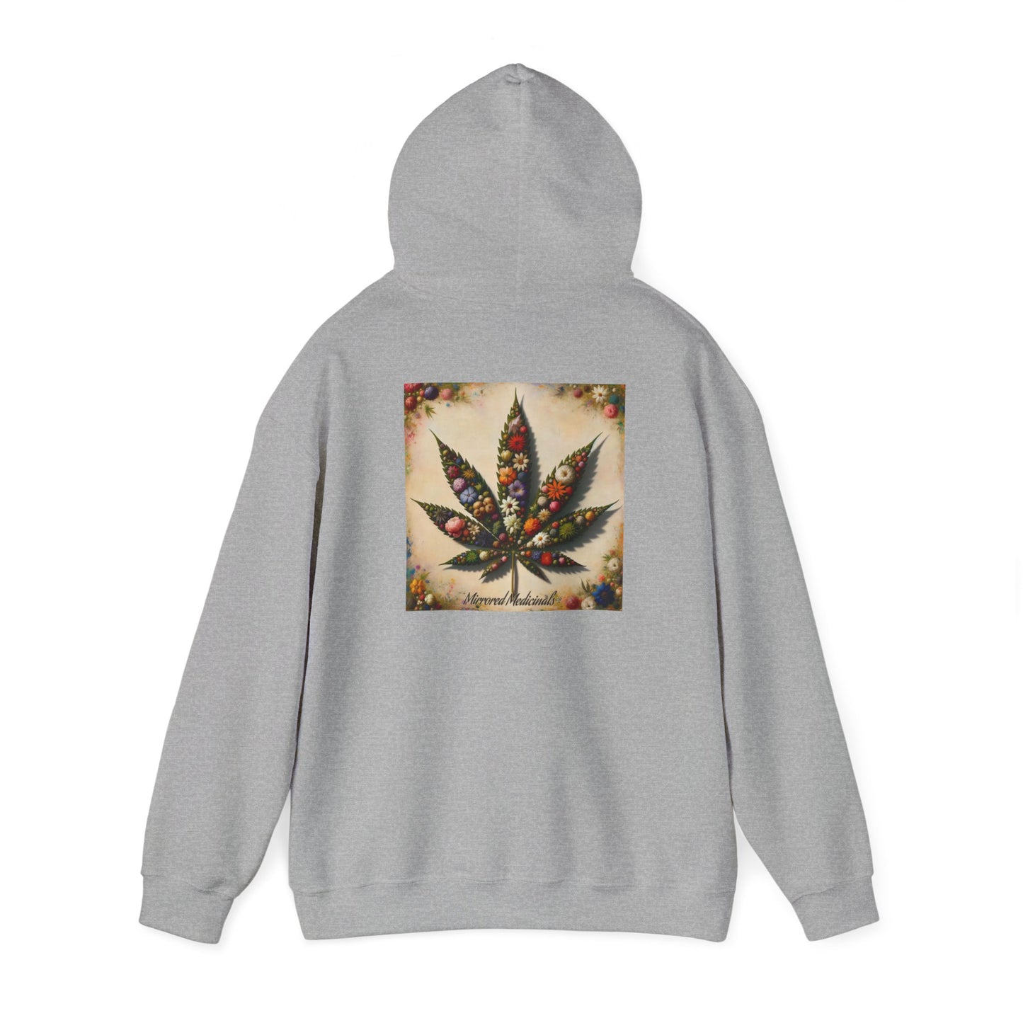 Floral Leaf - Unisex Heavy Blend™ Hooded Sweatshirt