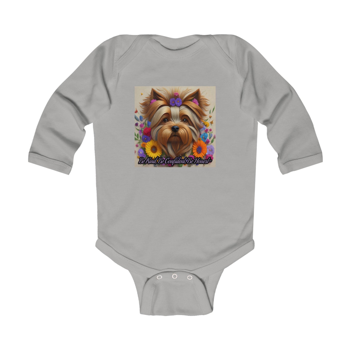 Yorkshire Terrier 2 - Infant Long Sleeve Bodysuit